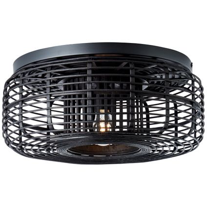 Brilliant plafondlamp Crosstown zwart ⌀45cm E27