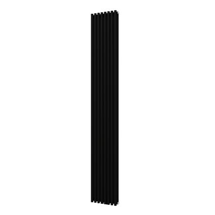 Plieger Venezia M designradiator dubbel verticaal 1970x304mm 1168W mat zwart 7250442