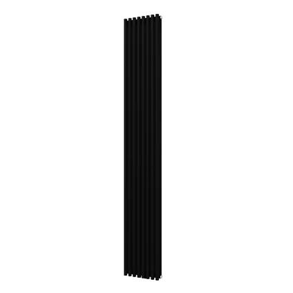 Afgekeurd Worden Neerwaarts Plieger Venezia M designradiator dubbel verticaal 1970x304mm 1168W mat  zwart 7250442