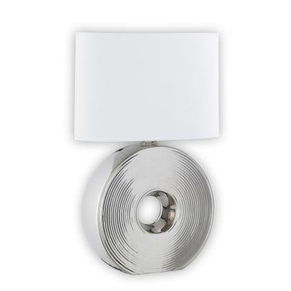 Fischer & Honsel tafellamp Eye E27 zilverkleurig