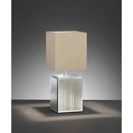 Fischer & Honsel tafellamp Bert goudkleurig 35cm E14 3