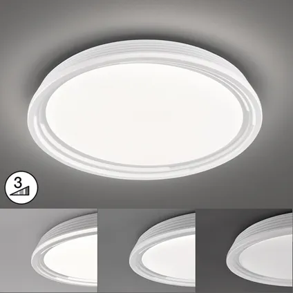 Fischer & Honsel plafondlamp Dua LED wit 6