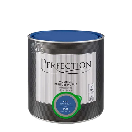 Perfection ultradekkende muurverf Saffierblauw mat 2,5L 2