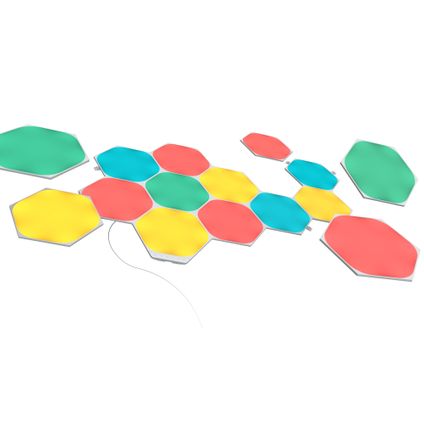 Kit de démarrage hexagones Nanoleaf Shapes - 15 panneaux