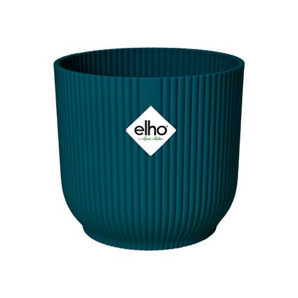 Pot de fleurs Elho vibes fold rond Ø22cm bleu foncé