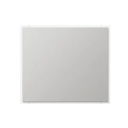 Miroir Tiger S-line mat blanc 80x70cm 2