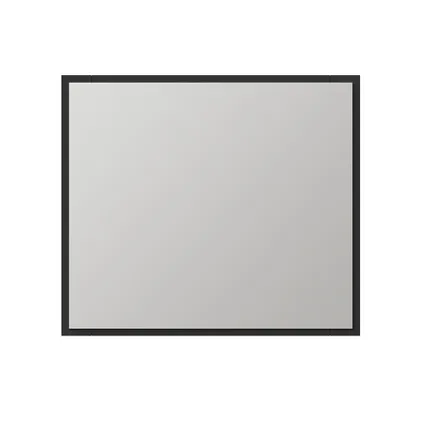 Tiger S-line spiegel Frame 80x70cm mat zwart 2