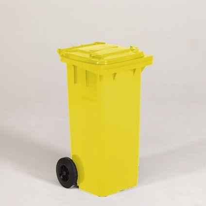 Engels conteneur poubelle jaune 120L