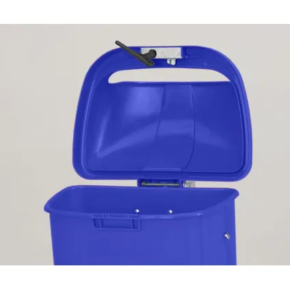 Engels City-afvalbak blauw 50L 2