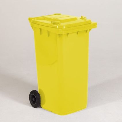 Engels conteneur poubelle jaune 240L