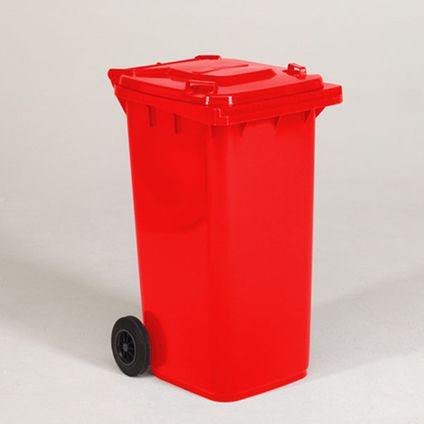 Engels conteneur poubelle rouge 240L