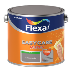 Praxis Flexa muurverf Easycare Muren mat leisteengrijs 2,5L aanbieding