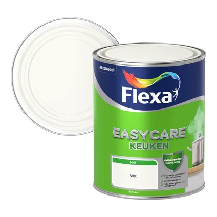 Flexa muurverf Easycare Keuken mat wit 1L 2