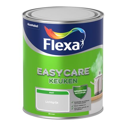 Flexa muurverf Easycare Keuken mat lichtgrijs 1L
