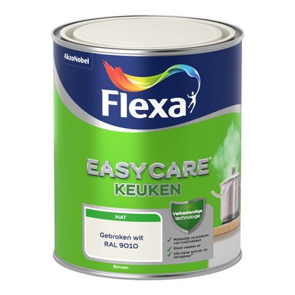 Flexa muurverf Easycare Keuken mat RAL 9010 1L