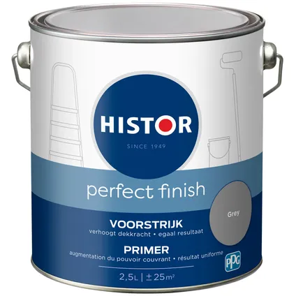 Histor voorstrijk Perfect Finish grijs 2,5L