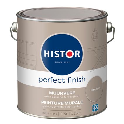 Histor muurverf Perfect Finish mat Discover 2,5L