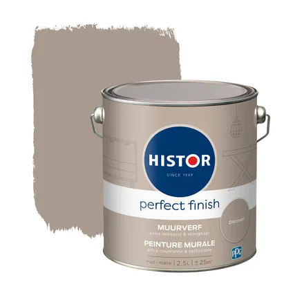 Histor muurverf Perfect Finish mat Discover 2,5L 2