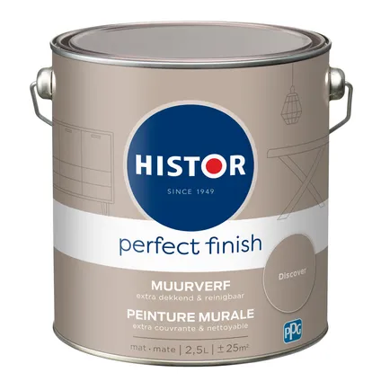 Histor muurverf Perfect Finish mat Discover 2,5L 5