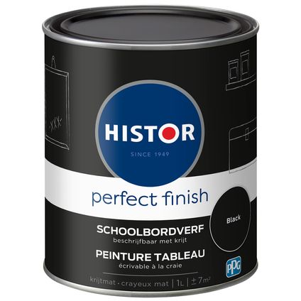 Histor Perfect Finish Schoolbordverf 6372 Black 1 Ltr
