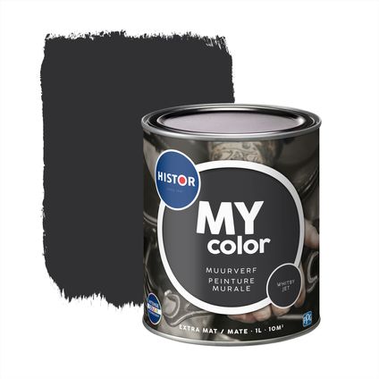 Histor muurverf My Color extra mat Whitby Jet 1L