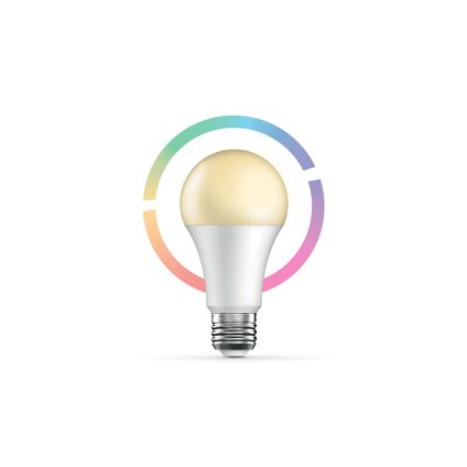 Ampoule LED intelligente QNECT lumière colorée E27 9W