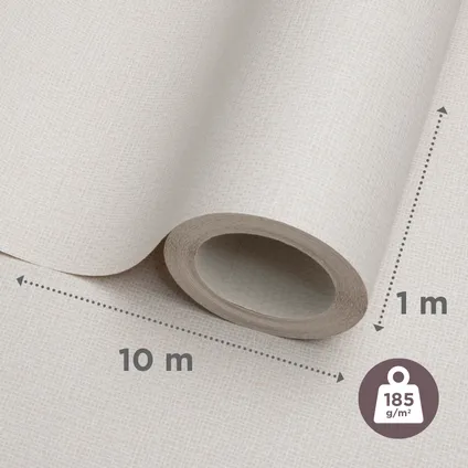 Papier peint en tissu de verre Novelio Nature Flair Rice 10m 185 gramme 2