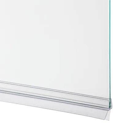 Profilé d'étanchéité universel horizontal Sealskin transparent 6/8mm 100cm 8