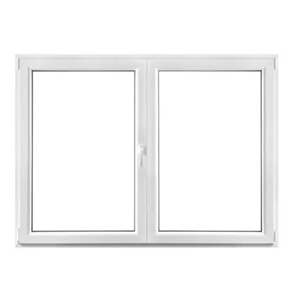 Fenêtre oscillo-battante Solid Esterno blanc double droite 98x126cm