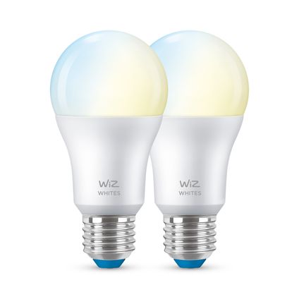 WiZ LED lamp warm en koelwit 60W E27 - 2 stuks