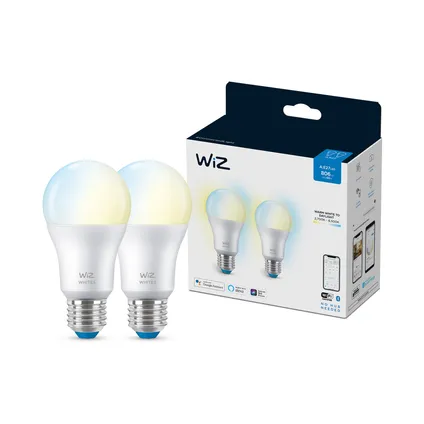 WiZ ledlamp E27 8W 2 stuks 15