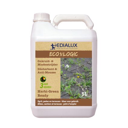 Edialux onkruid- en mosdodend middel Herbi-Green Ready 5L
