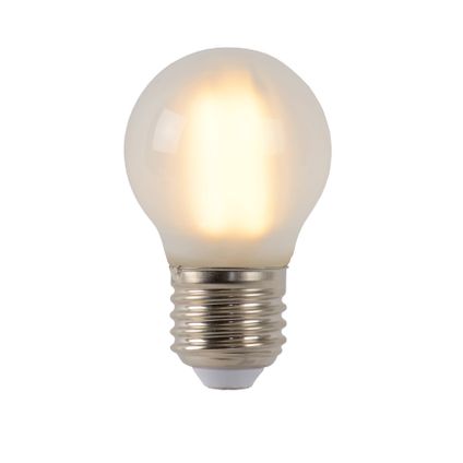 Ampoule filament LED Lucide matte G45 gradable 4W E27