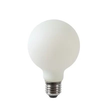 Ampoule filament LED Lucide opaline G80 gradable E27 5W 2