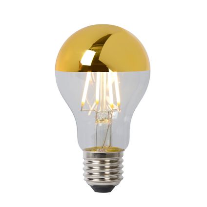 Lucide ledfilamentlamp goud A60 dimbaar E27 5W