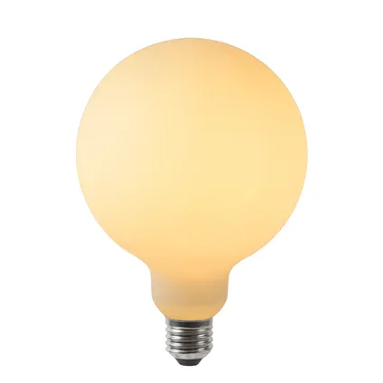 Ampoule filament LED Lucide opaline G125 gradable E27 5W
