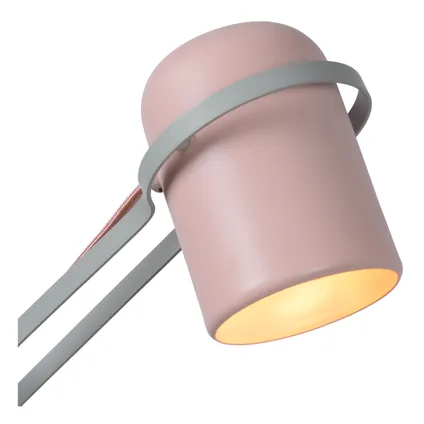 Lucide klemlamp kinderkamer Bastin roze E14 5