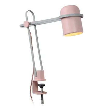 Lucide klemlamp kinderkamer Bastin roze E14 8