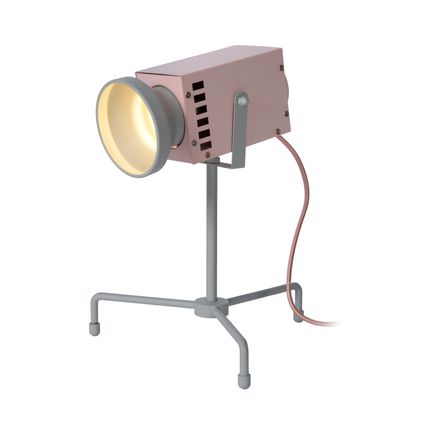 Lucide tafellamp kinderkamer LED Beamer roze 3W