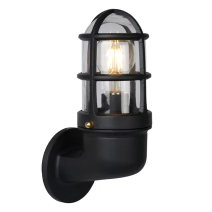 Lucide wandlamp Ovalis zwart koper 2xE14 2