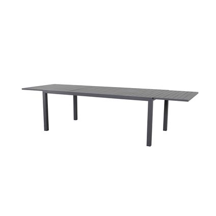 Table de jardin Central Park Martigues aluminium 200/300x104x75cm
