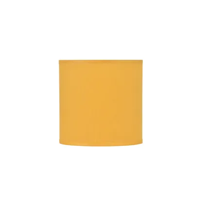 Abat-jour Corep coton toiline moutarde Ø20cm