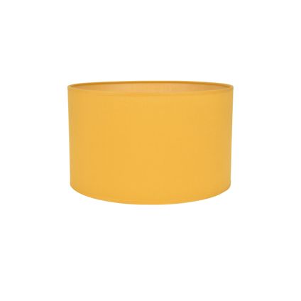 Abat-jour Corep coton toiline moutarde Ø30cm