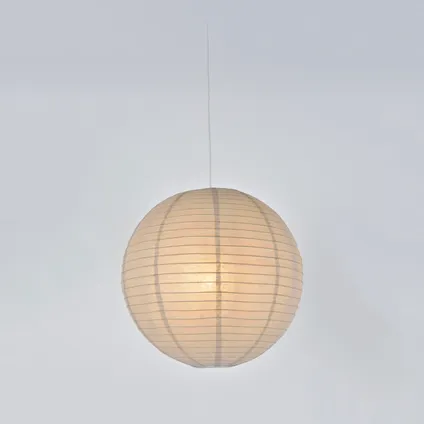 Corep hanglamp Bol grijs Japans papier E27 2