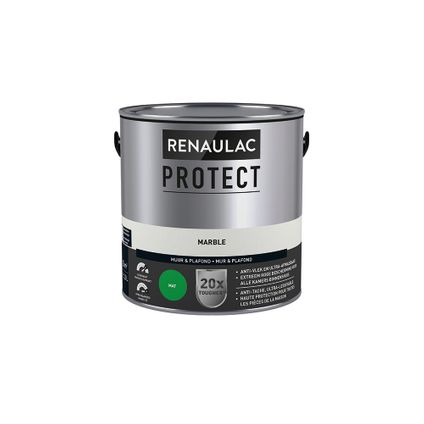 Peinture mur et plafond Renaulac Protect ultra couvrante grey mat 2,5L