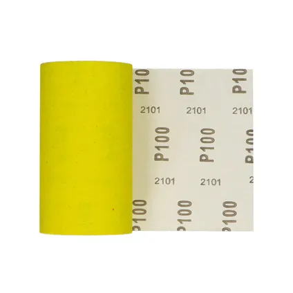 Sencys rol schuurpapier geel A/O 115mm x 5m P100 3