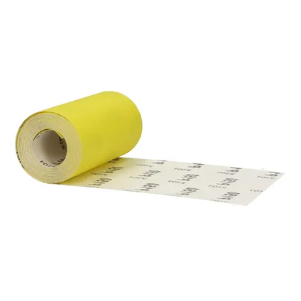 Sencys rol schuurpapier geel A/O 115mm x 5m P150 2