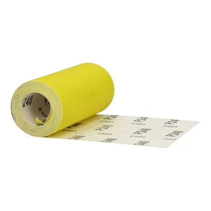 Sencys rol schuurpapier geel A/O 115mm x 5m P240 2