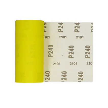Sencys rol schuurpapier geel A/O 115mm x 5m P240 3