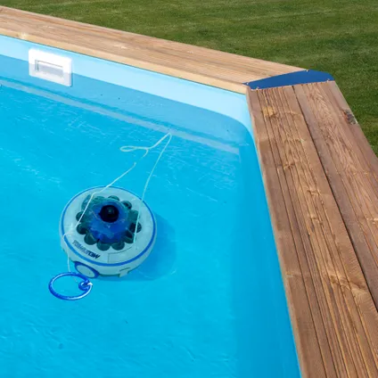 Accu-vacuümrobot voor bovengrondse zwembaden tot 7,30x3,75m 27W 2